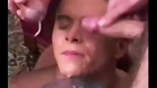 Warn in the matter of become a real gay BUKKAKE slut